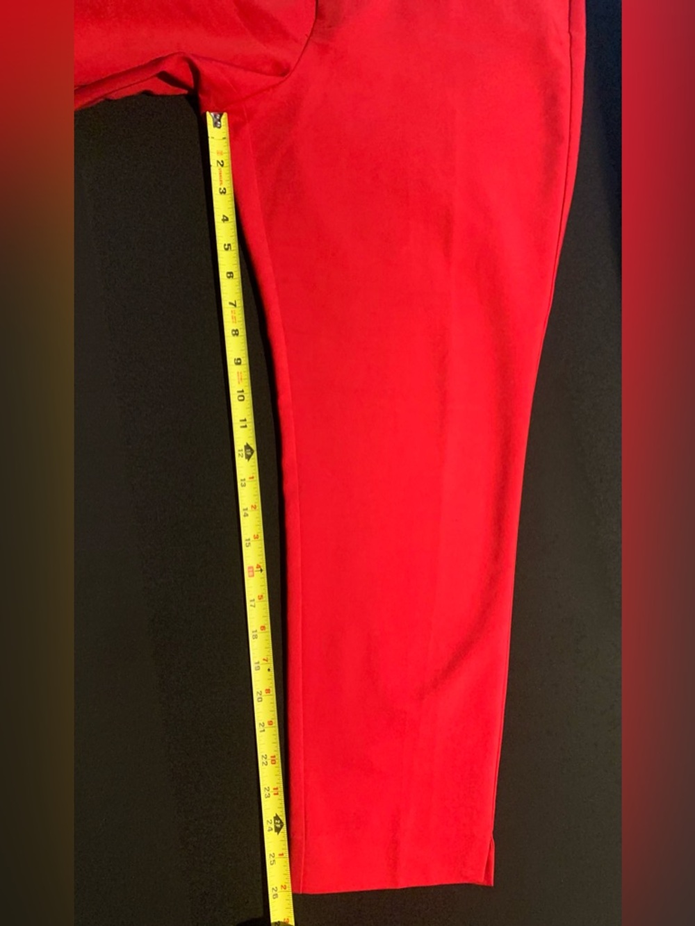 Roz & Ali Bright Red Pants - Picture 11 of 14